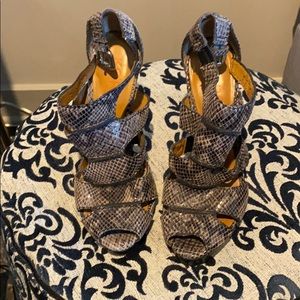 Michael Kors Snakeskin Sandals
